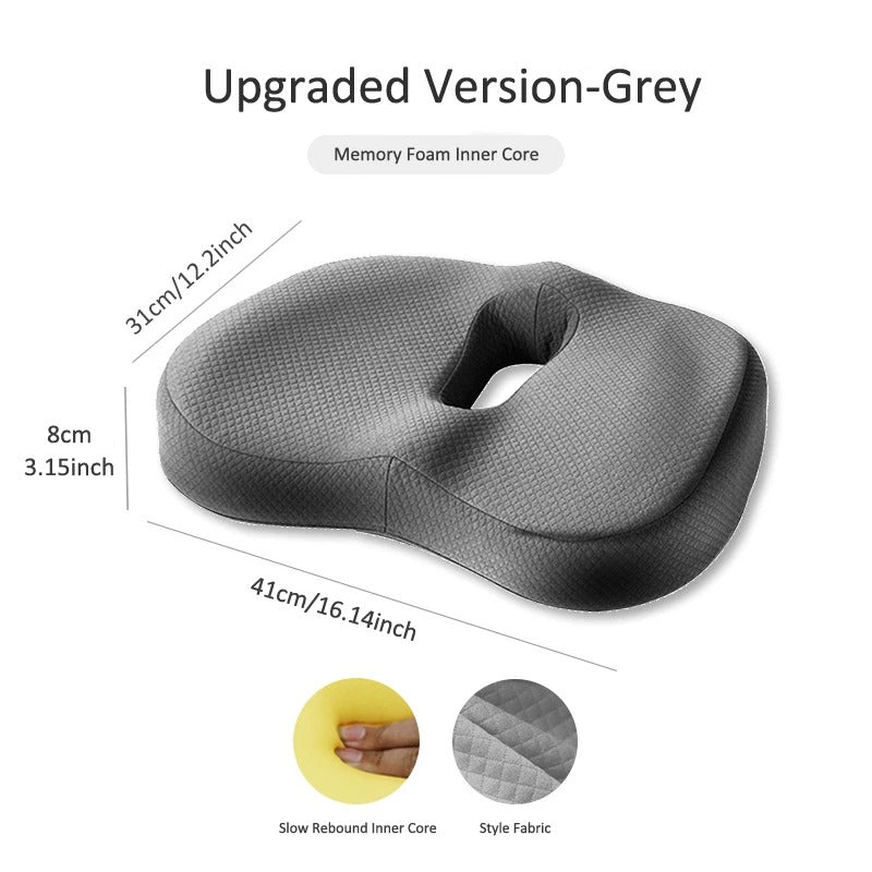 Memory Foam Seat Cushion and Back Support Set by FitLife from FitLife