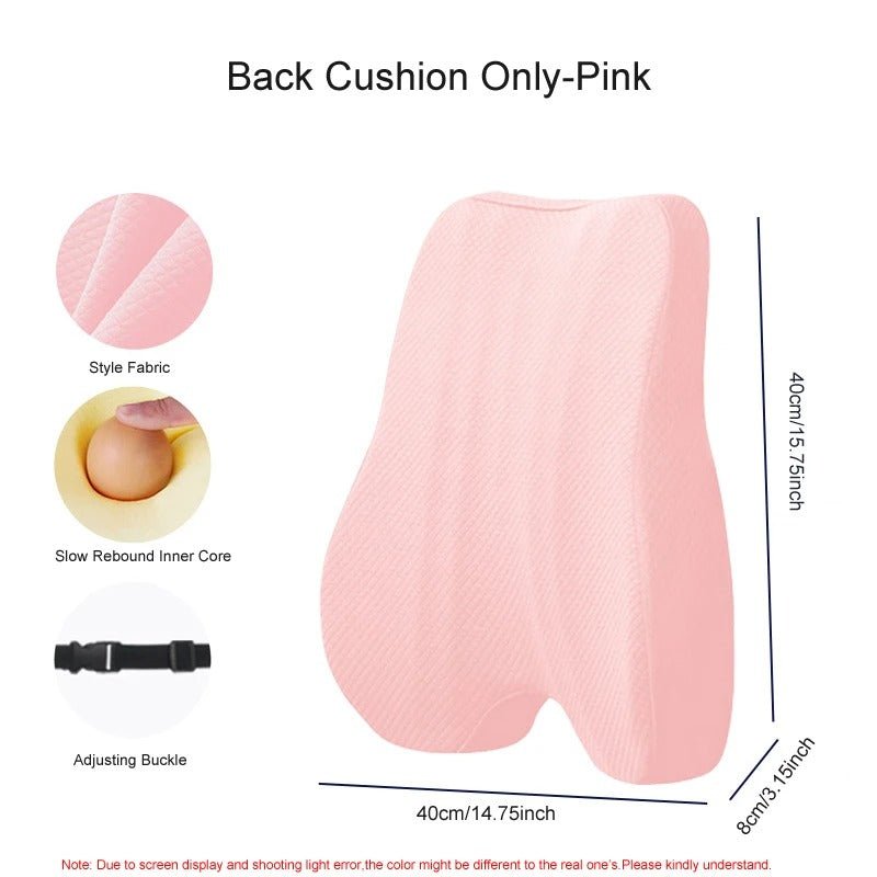 Memory Foam Seat Cushion and Back Support Set by FitLife from FitLife
