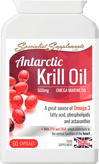 Discover the power of Antarctic Krill Oil 500mg for heart, brain, and eye health, with no fishy aftertaste. Rich in omega - 3s, astaxanthin, and phospholipids for enhanced absorption and wellness. 60 capsules by FitLife from FitLife