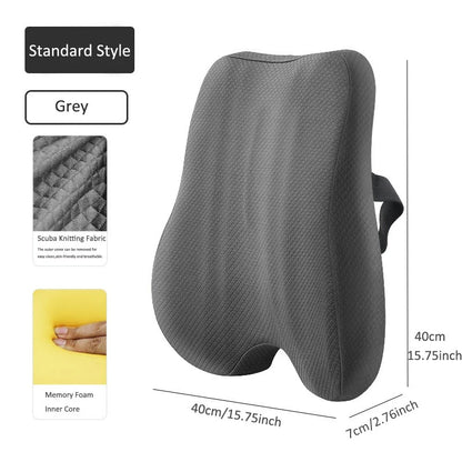 Memory Foam Seat Cushion and Back Support Set