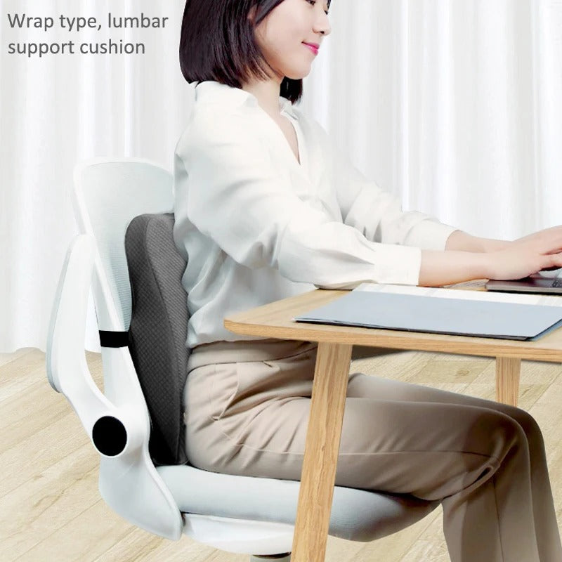 Memory Foam Seat Cushion and Back Support Set