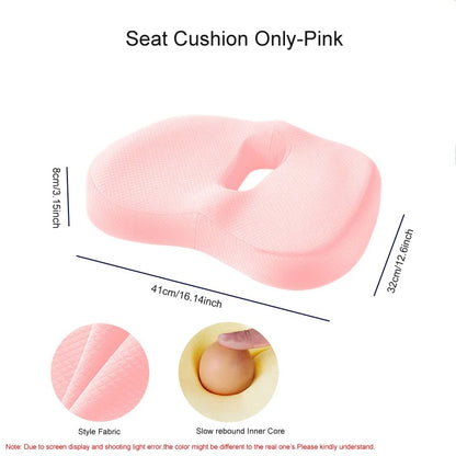 Memory Foam Seat Cushion and Back Support Set