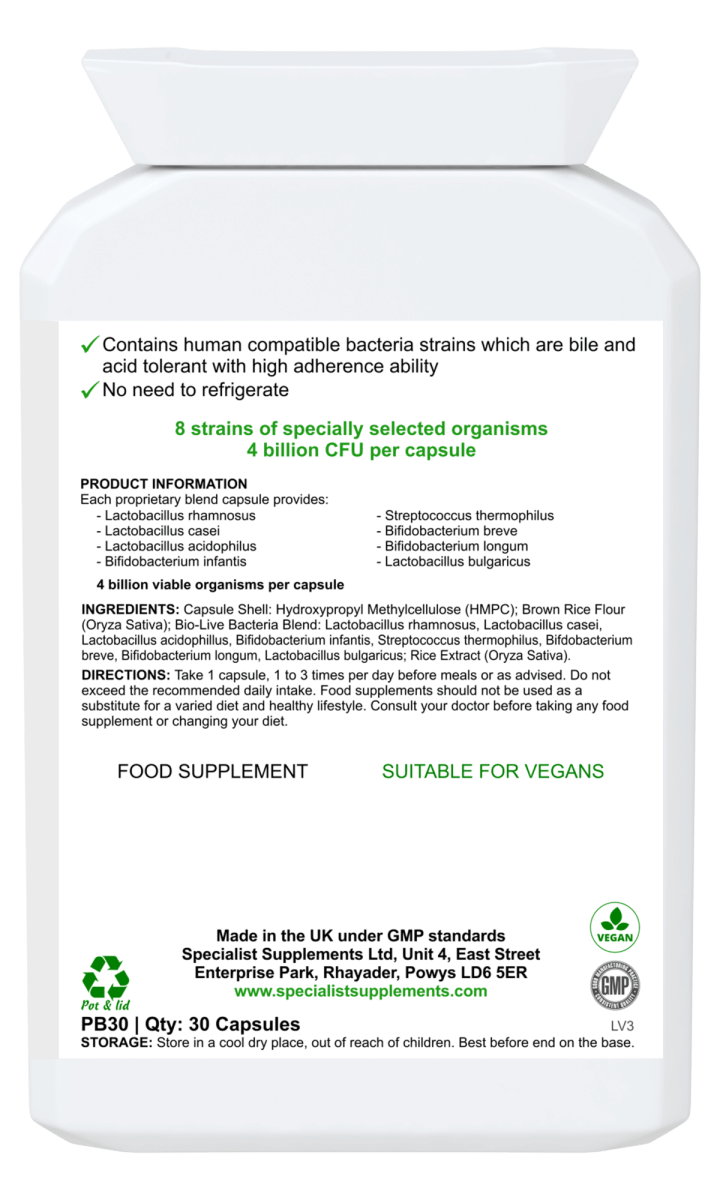 Multi - Flora ProBio 30 capsules by FitLife from FitLife