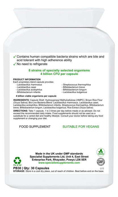 Multi - Flora ProBio 30 capsules by FitLife from FitLife