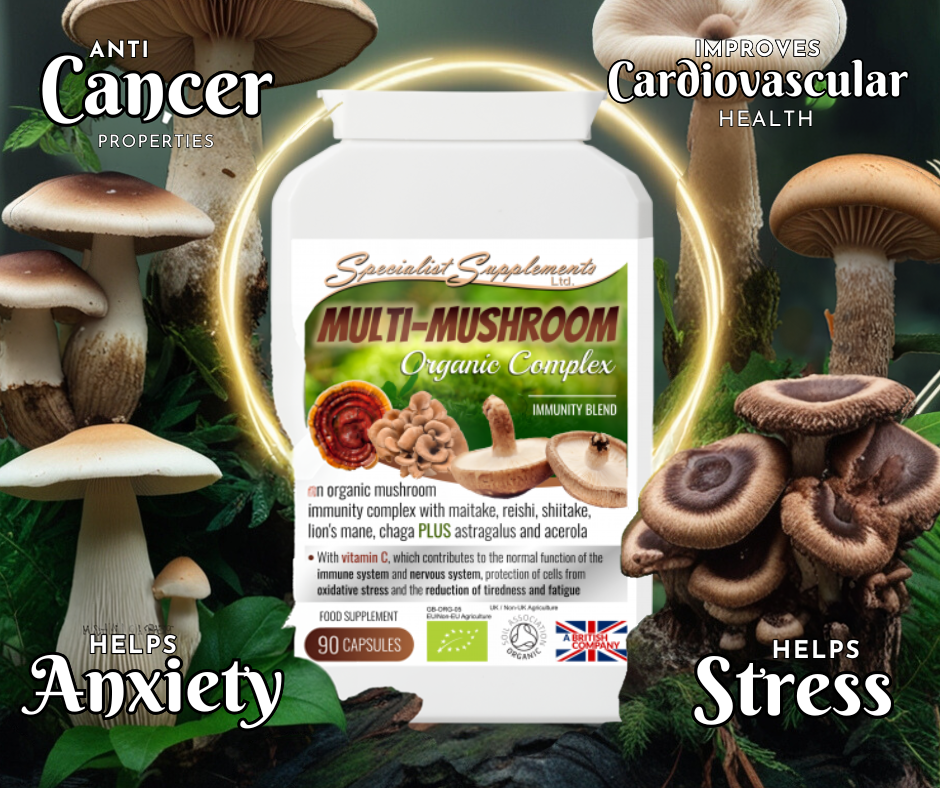 Multi-Mushroom Organic Complex 90 capsules