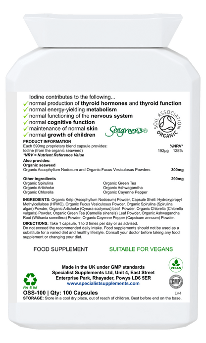Sea and Soil organic v2 100 capsules by FitLife from FitLife